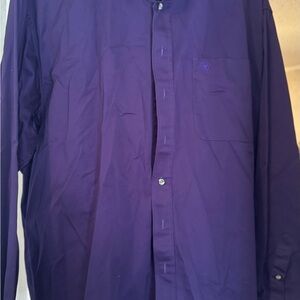 Purple Button-Up Shirt